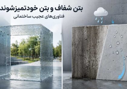 بتن شفاف و بتن خودتمیزشونده؛ فناوری&zwnj;های عجیب ساختمانی
