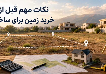 نکات مهم قبل از خرید زمین برای ساخت