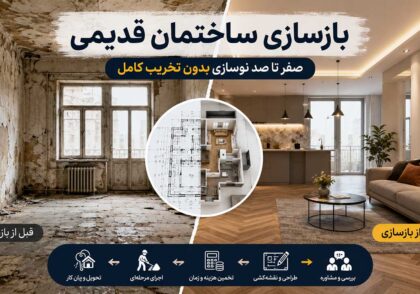 بازسازی ساختمان قدیمی؛ صفر تا صد نوسازی بدون تخریب کامل