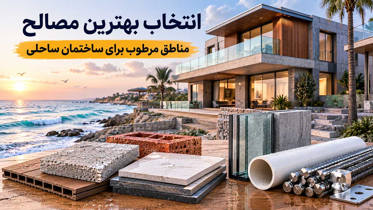 انتخاب بهترین مصالح مناطق مرطوب برای ساختمان ساحلی