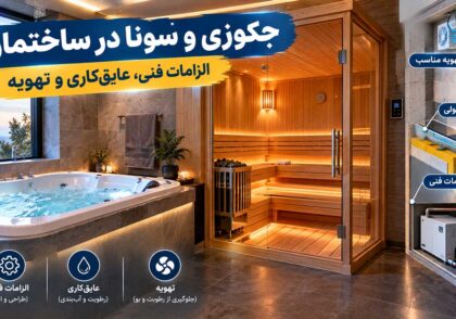جکوزی و سونا در ساختمان؛ الزامات فنی، عایق&zwnj;کاری و تهویه